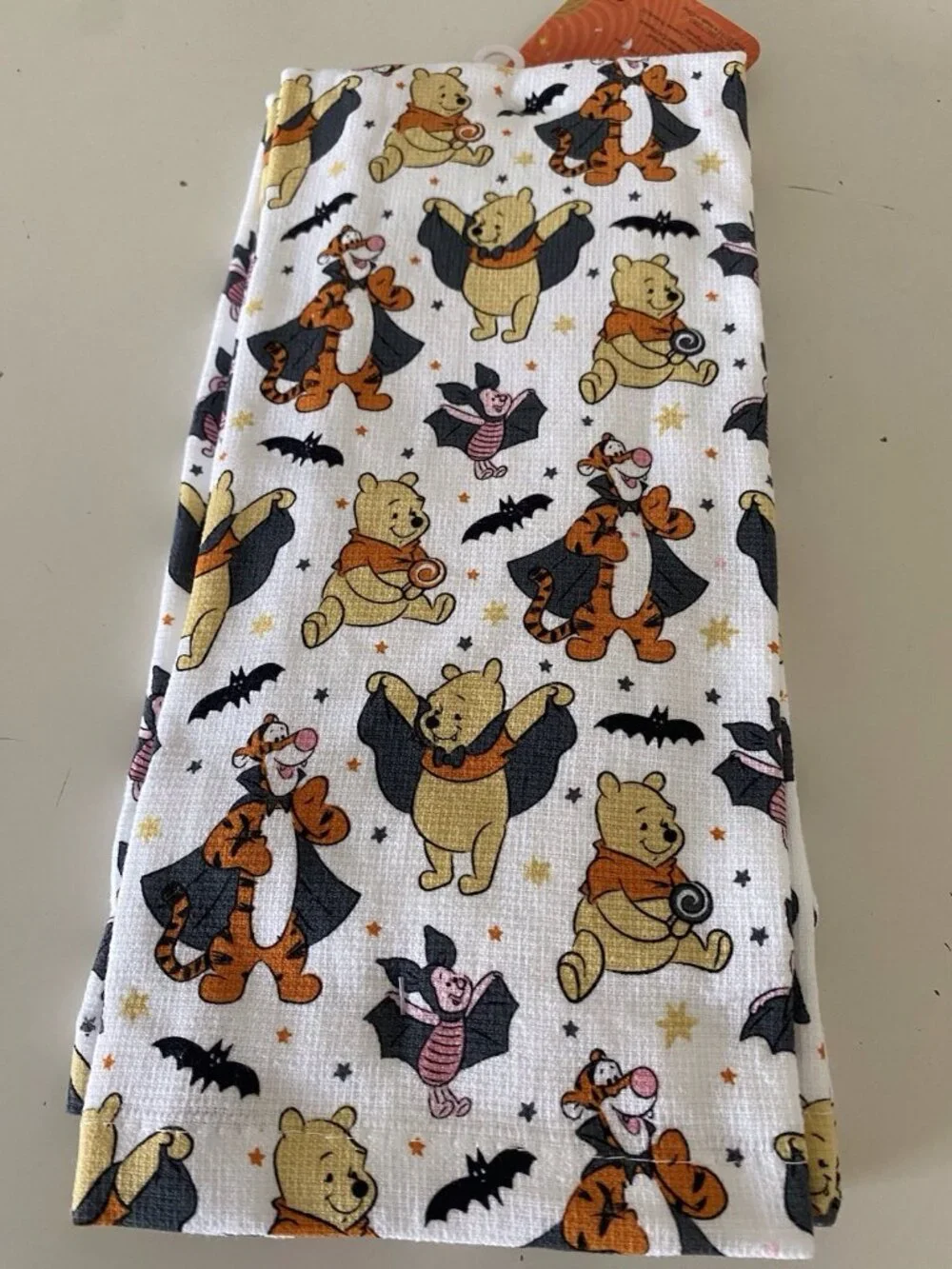 2 Pack Disney Winnie The Pooh & Friends Halloween Kitchen Towels 16 X 26” NEW